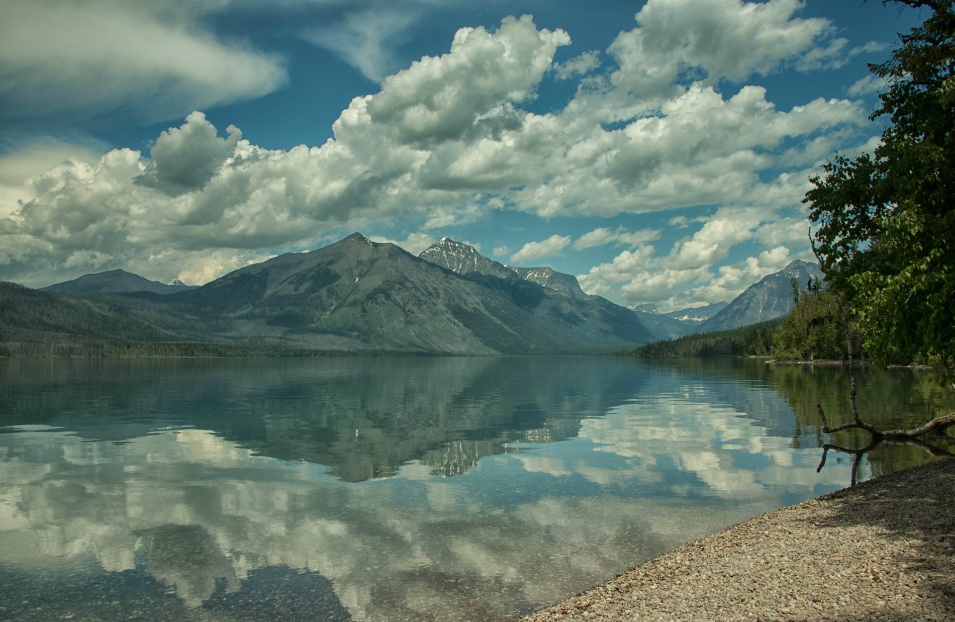 Download Nature Lake McDonald 4k Ultra HD Wallpaper