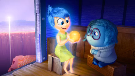 Sadness (Inside Out) Joy (Inside Out) movie Inside Out HD Desktop Wallpaper | Background Image