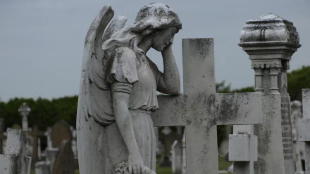 man made angel statue HD Desktop Wallpaper | Background Image