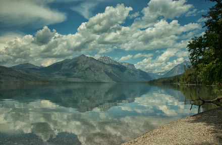 nature Lake McDonald HD Desktop Wallpaper | Background Image