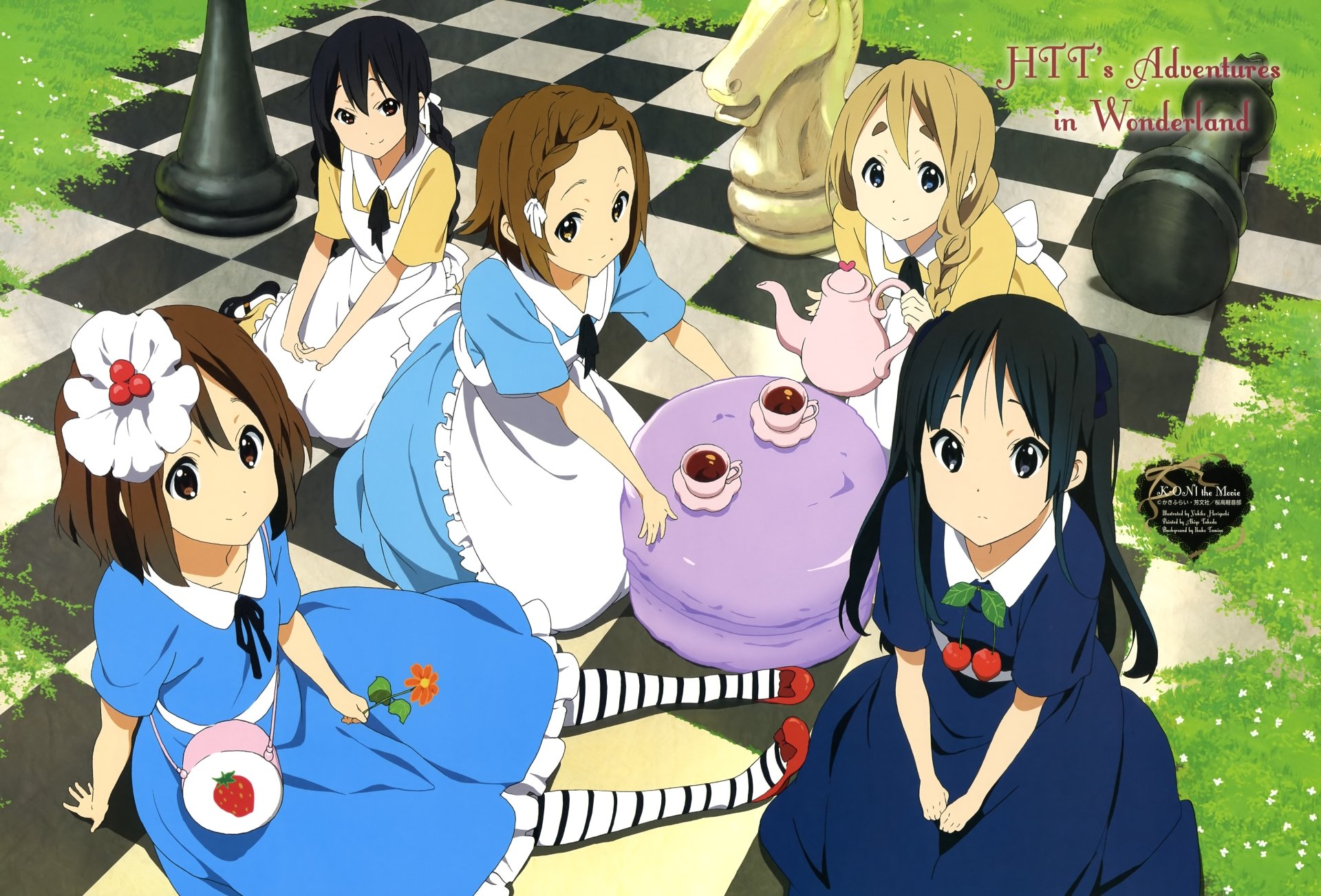 Download Azusa Nakano Tsumugi Kotobuki Ritsu Tainaka Yui Hirasawa Mio Akiyama Anime K-ON! 4k Ultra HD Wallpaper