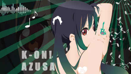 Azusa Nakano Anime K-ON! HD Desktop Wallpaper | Background Image