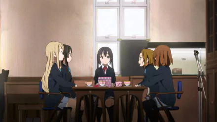 Ton-chan (K-On!) Azusa Nakano Tsumugi Kotobuki Ritsu Tainaka Yui Hirasawa Mio Akiyama Anime K-ON! HD Desktop Wallpaper | Background Image