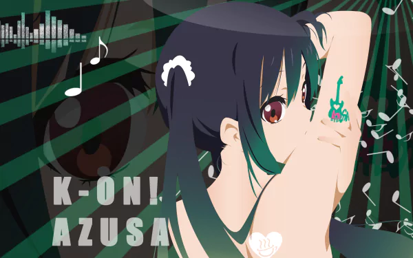 Azusa Nakano Anime K-ON! HD Desktop Wallpaper | Background Image