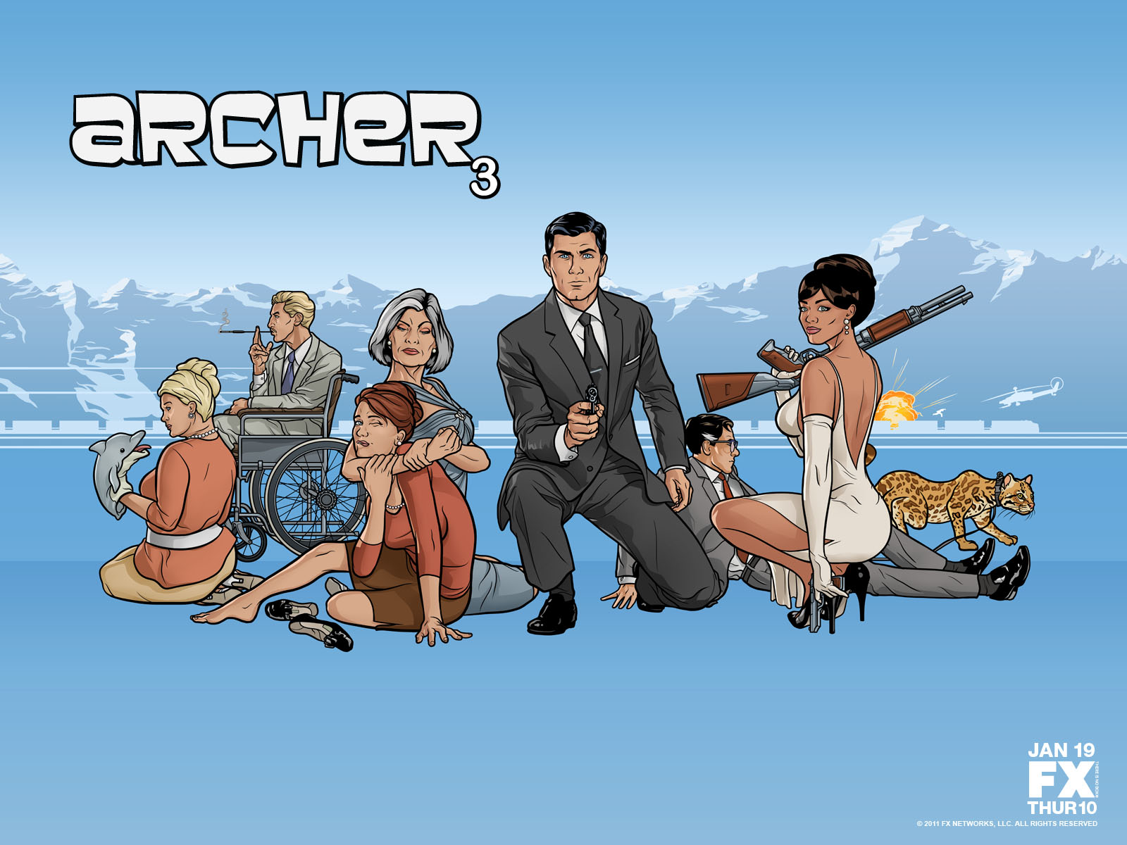 TV Show Archer HD Wallpaper | Background Image