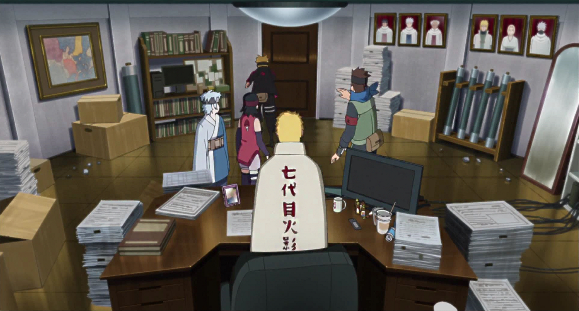 hokage wall in naruto s1