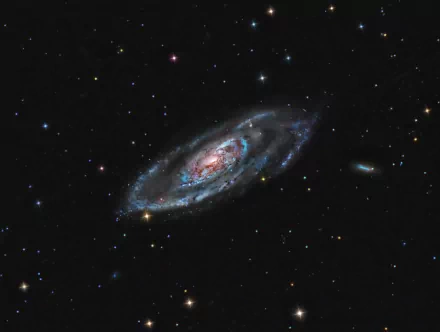  M106 spiral galaxy