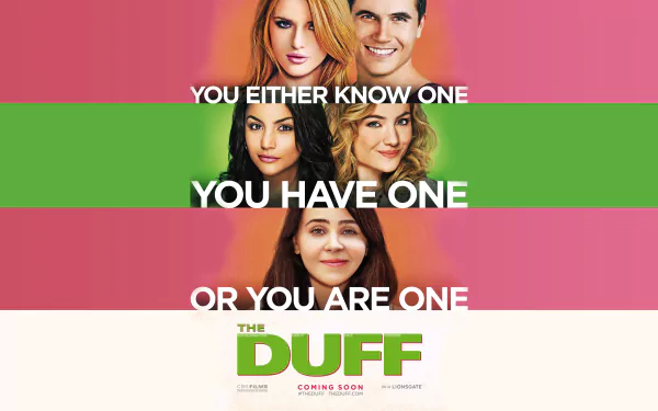 Skyler Samuels Bianca A Santos Bella Thorne Robbie Arnell Mae Whitman movie The DUFF HD Desktop Wallpaper | Background Image