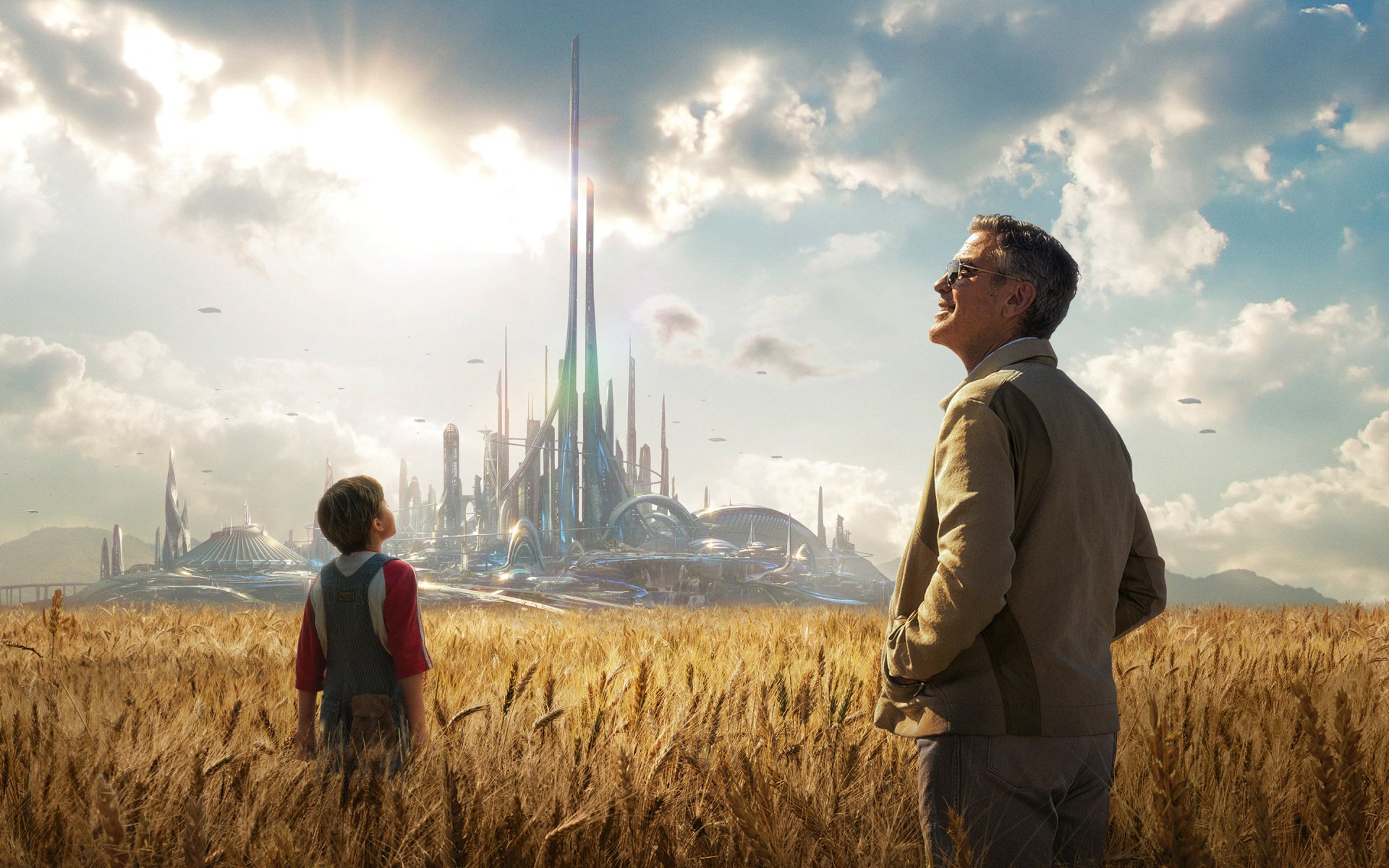 Download Thomas Robinson George Clooney Movie Tomorrowland HD Wallpaper