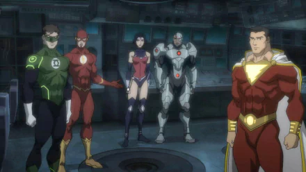 Billy Batson Barry Allen Hal Jordan Green Lantern Diana Prince Cyborg (DC Comics) Wonder Woman Shazam (DC Comics) Flash movie Justice League: Throne of Atlantis HD Desktop Wallpaper | Background Image