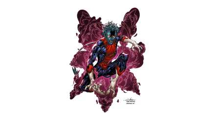 Nightcrawler (Marvel Comics) Comic HD Desktop Wallpaper | Background Image