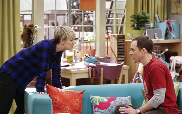 TV Show The Big Bang Theory Penny Kaley Cuoco Sheldon Cooper Jim Parsons HD Wallpaper | Background Image