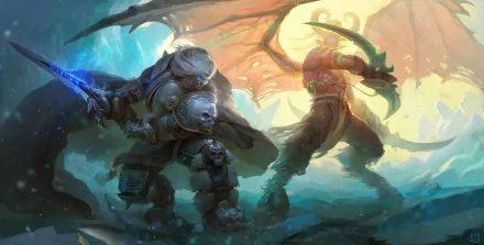  Arthas vs Illidan by Timens