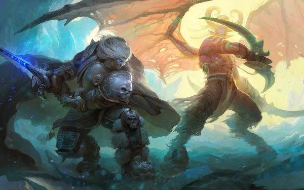 Arthas vs Illidan by Timens