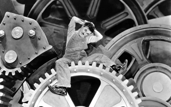 Charlie Chaplin Black & White movie modern times HD Desktop Wallpaper | Background Image