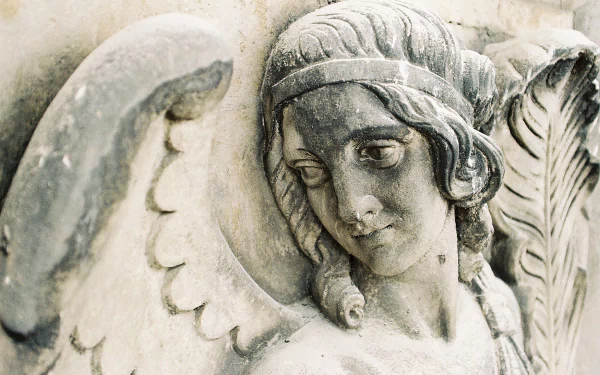 man made angel statue HD Desktop Wallpaper | Background Image