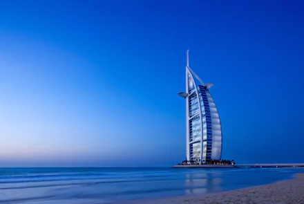 Dubai man made Burj Al Arab HD Desktop Wallpaper | Background Image