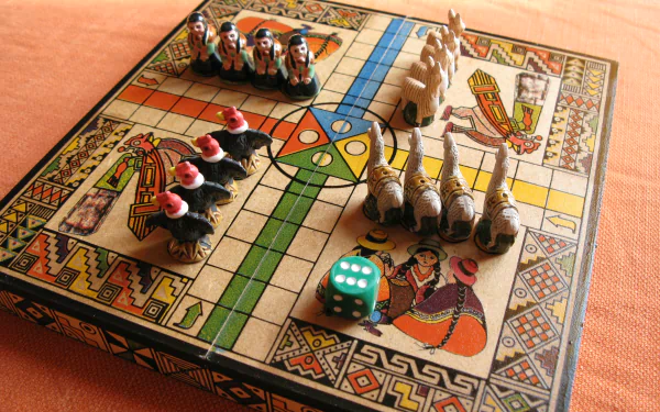 man made Pachisi board game HD Desktop Wallpaper | Background Image