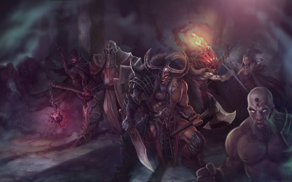 Video Game Diablo III: Reaper Of Souls Diablo Crusader Demon Hunter Wizard Monk Barbarian Witch Doctor HD Wallpaper | Background Image