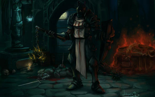 Crusader (Diablo III) video game Diablo III: Reaper Of Souls HD Desktop Wallpaper | Background Image