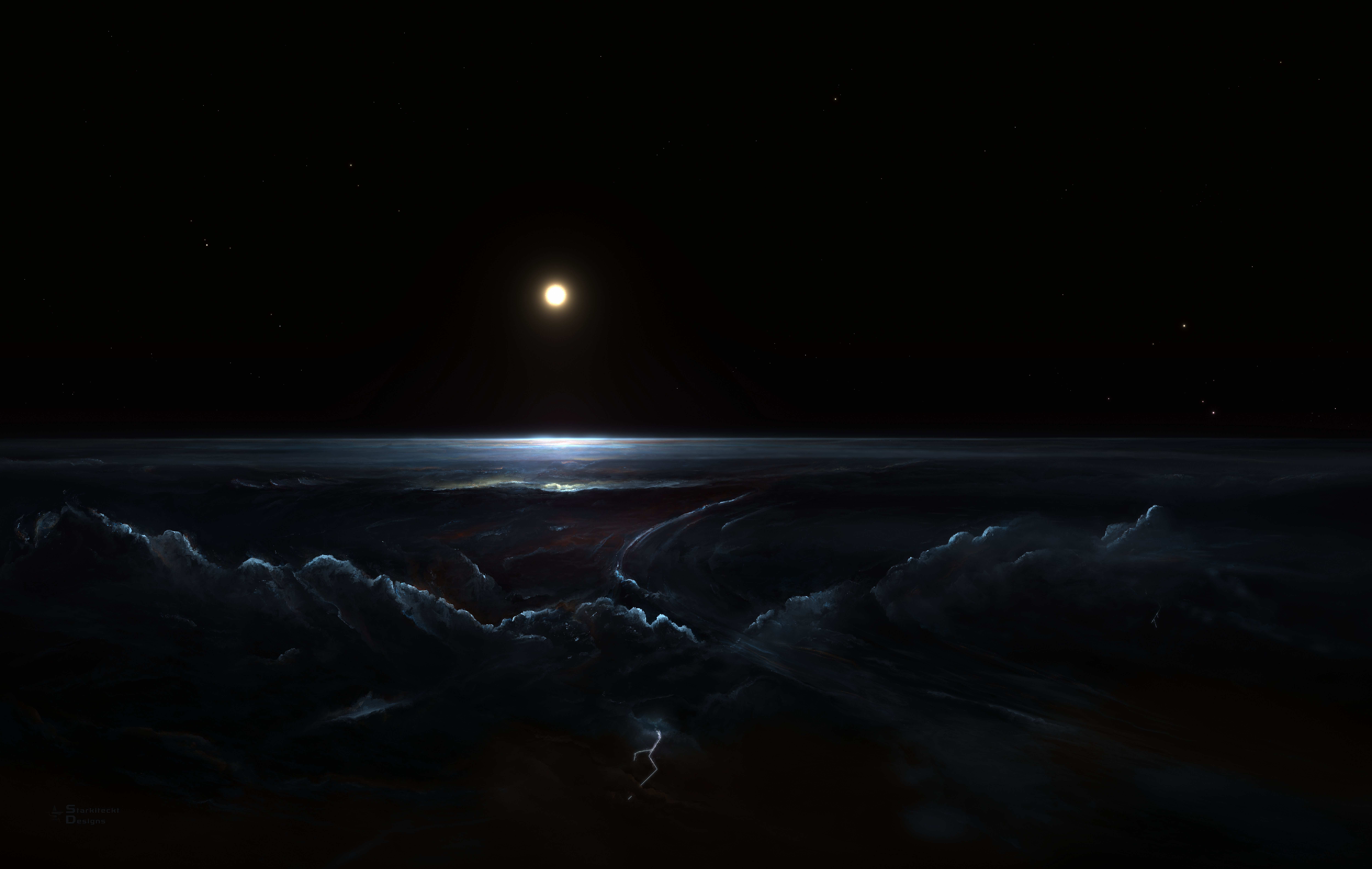 Sci Fi Planetscape 8k Ultra HD Wallpaper
