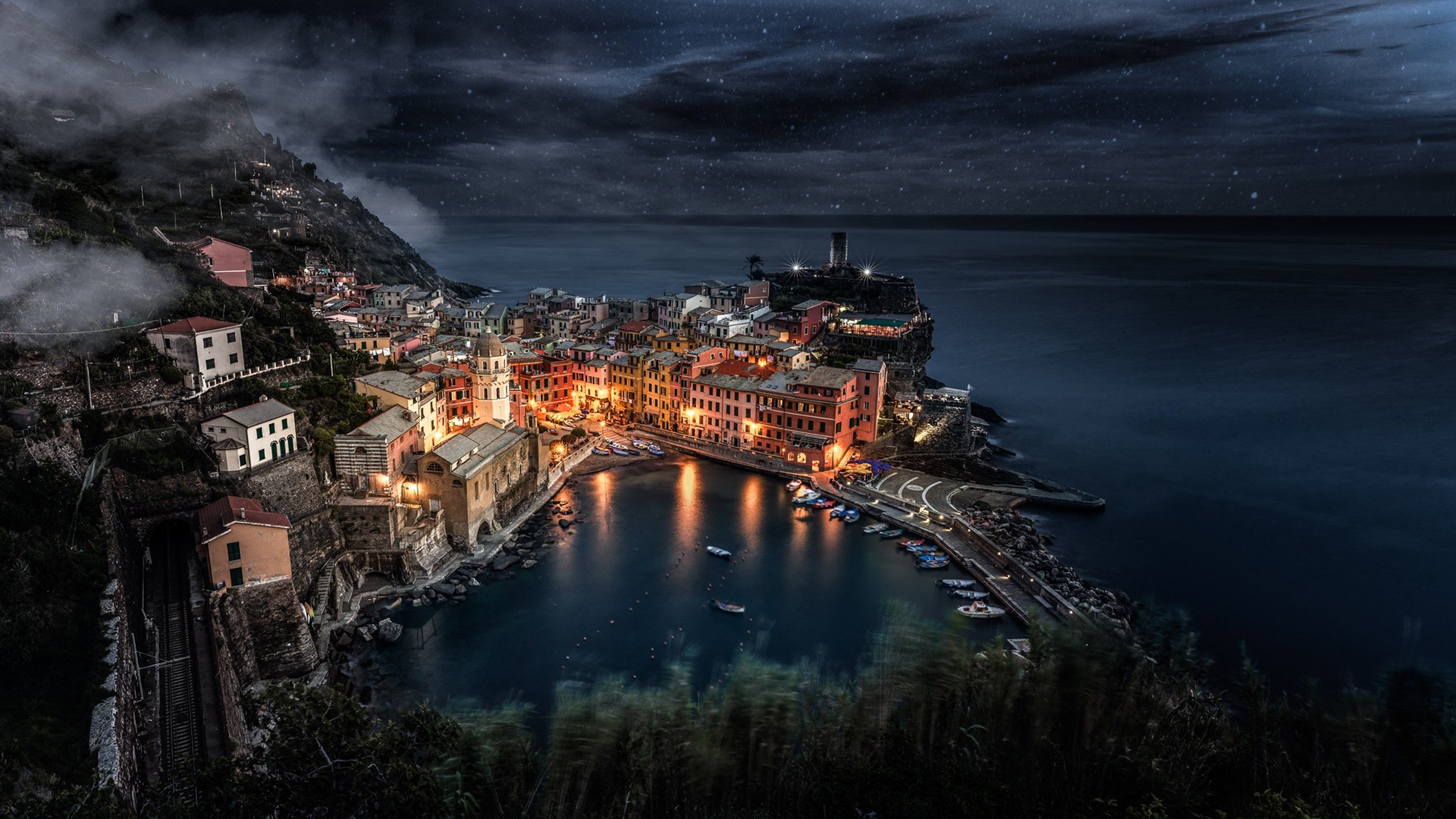 Man Made Liguria HD Wallpaper | Background Image