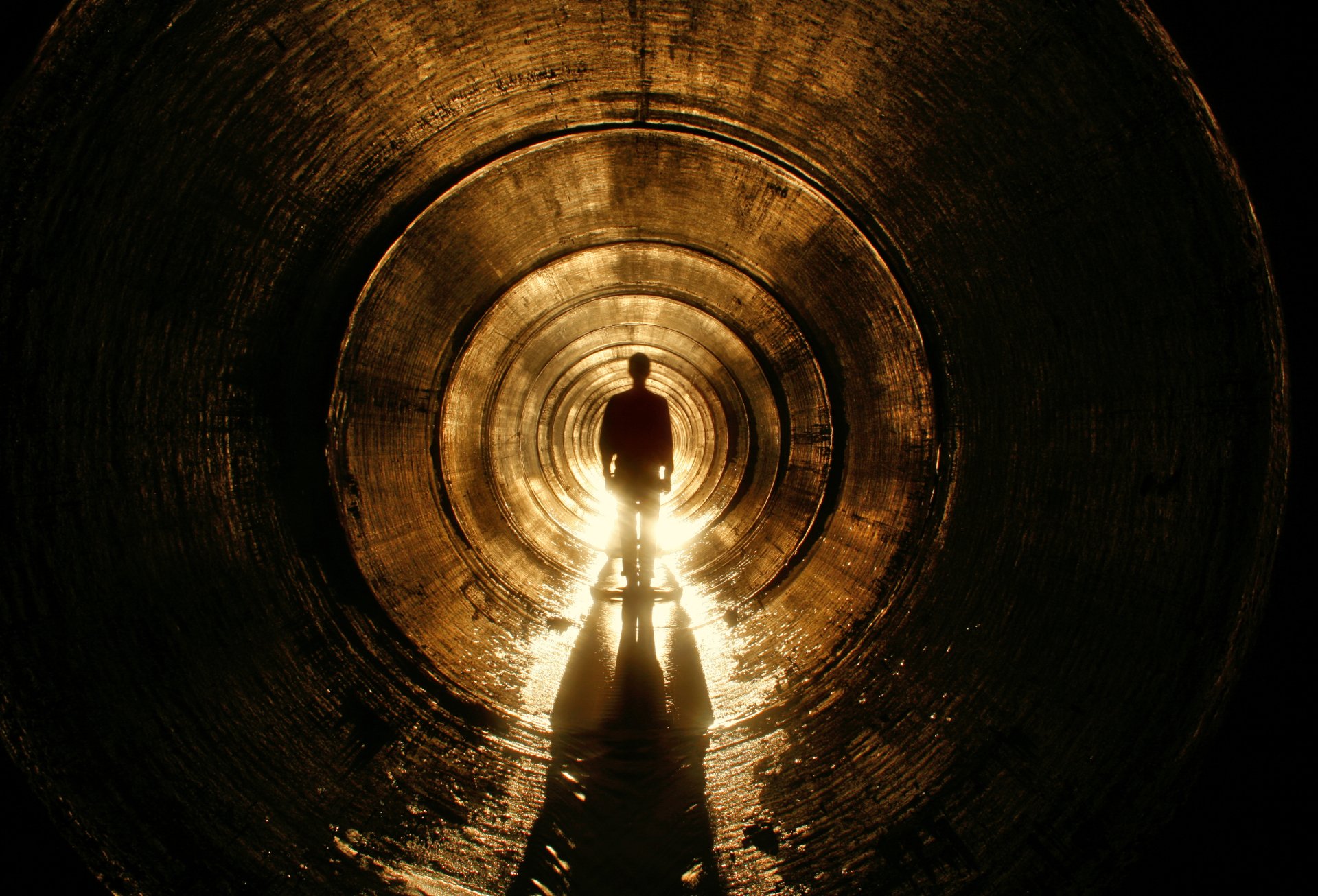 Download Man Made Tunnel HD Wallpaper