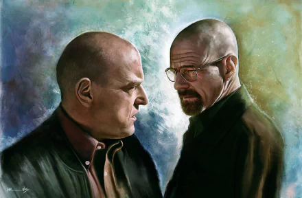 Dean Norris Hank Schrader Bryan Cranston Walter White TV Show Breaking Bad HD Desktop Wallpaper | Background Image