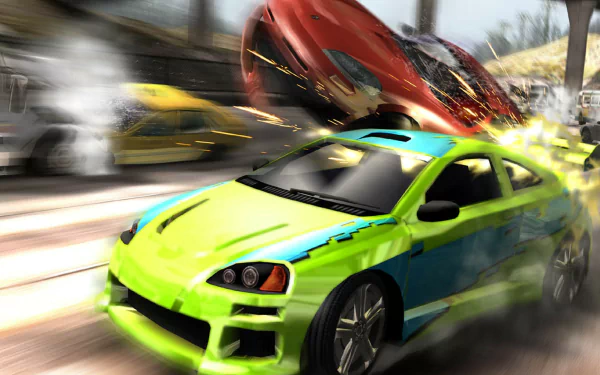 video game Burnout 2: Point of Impact HD Desktop Wallpaper | Background Image