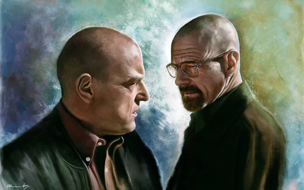 Dean Norris Hank Schrader Bryan Cranston Walter White TV Show Breaking Bad HD Desktop Wallpaper | Background Image
