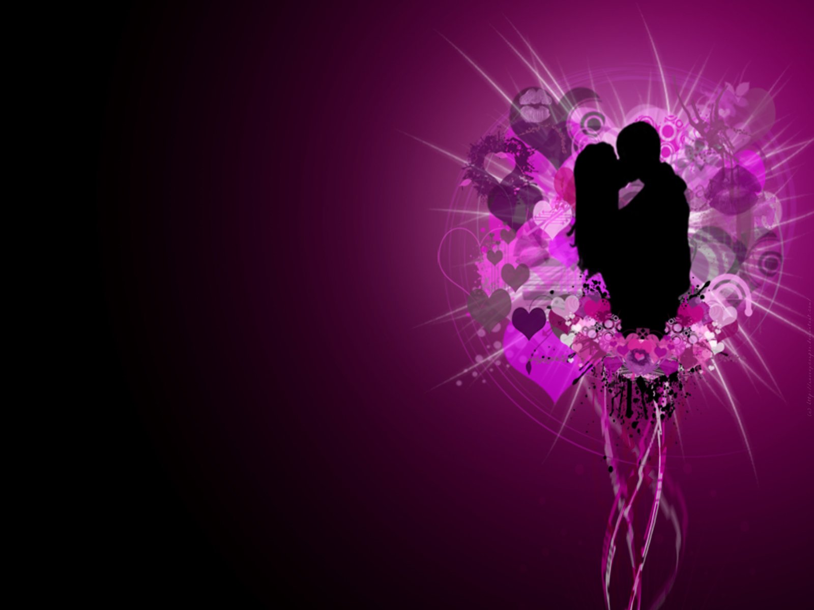 Download Artistic Love Wallpaper