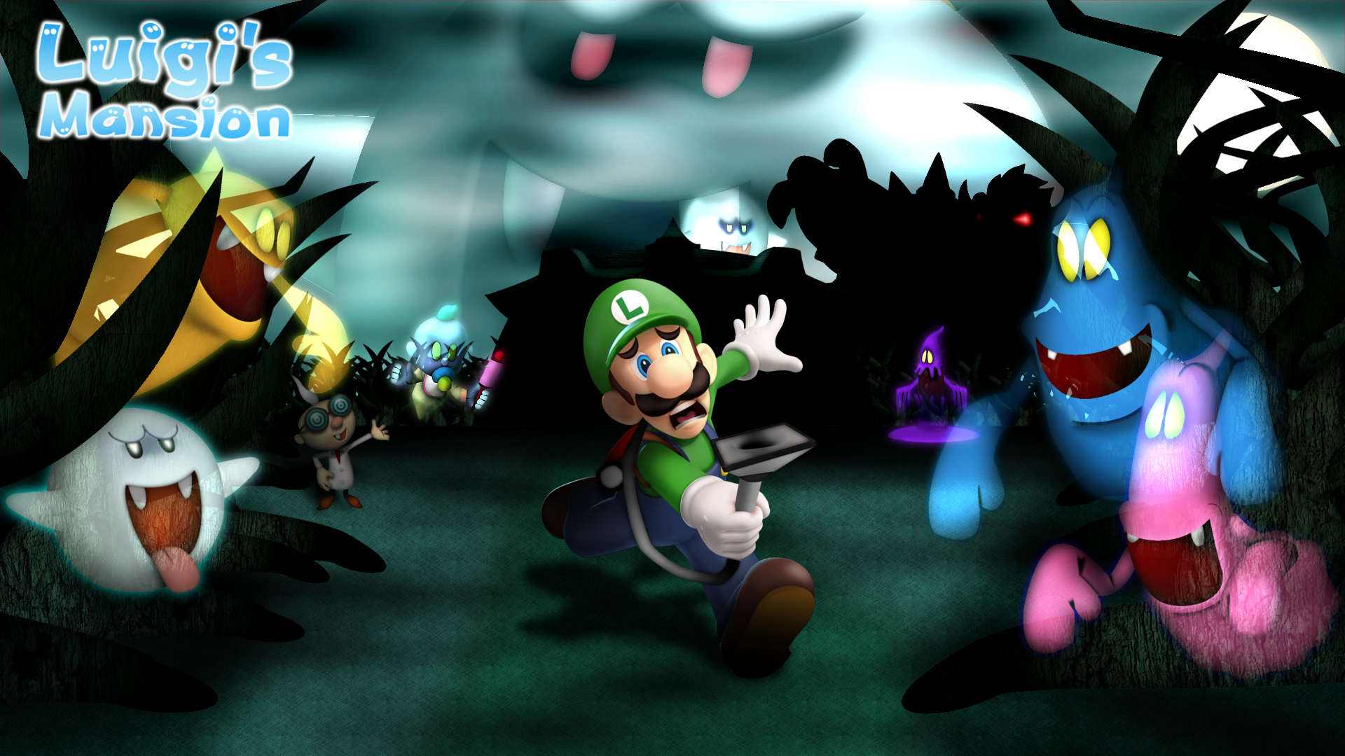 Video Game Luigi's Mansion HD Wallpaper