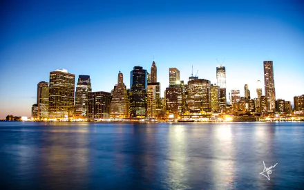 man made Manhattan HD Desktop Wallpaper | Background Image