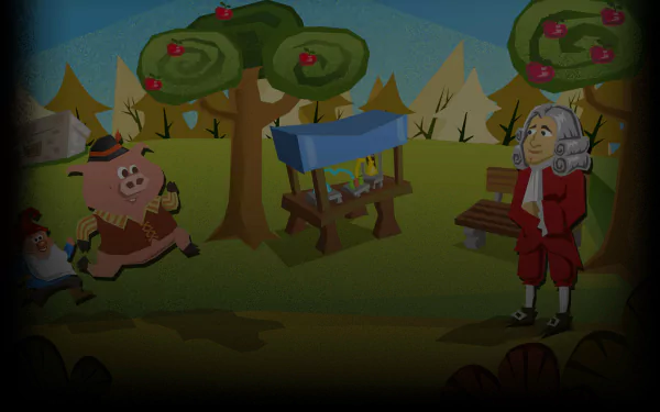 video game Adventurezator: When Pigs Fly HD Desktop Wallpaper | Background Image