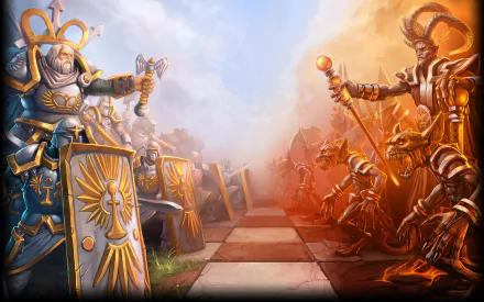 video game Battle Vs Chess HD Desktop Wallpaper | Background Image