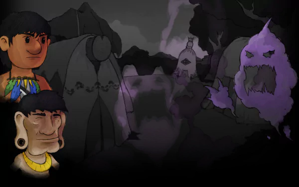 video game Aritana and the Harpy's Feather HD Desktop Wallpaper | Background Image