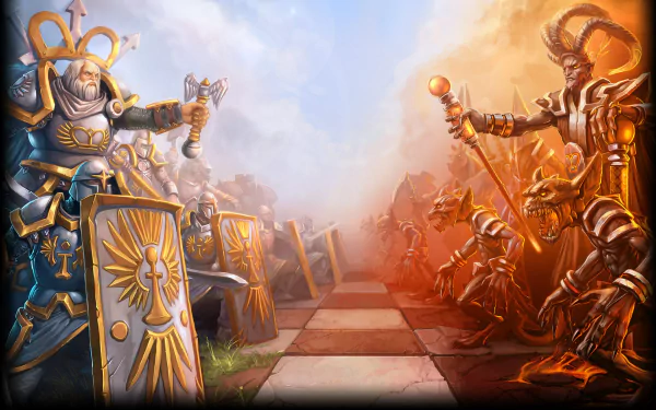 video game Battle Vs Chess HD Desktop Wallpaper | Background Image