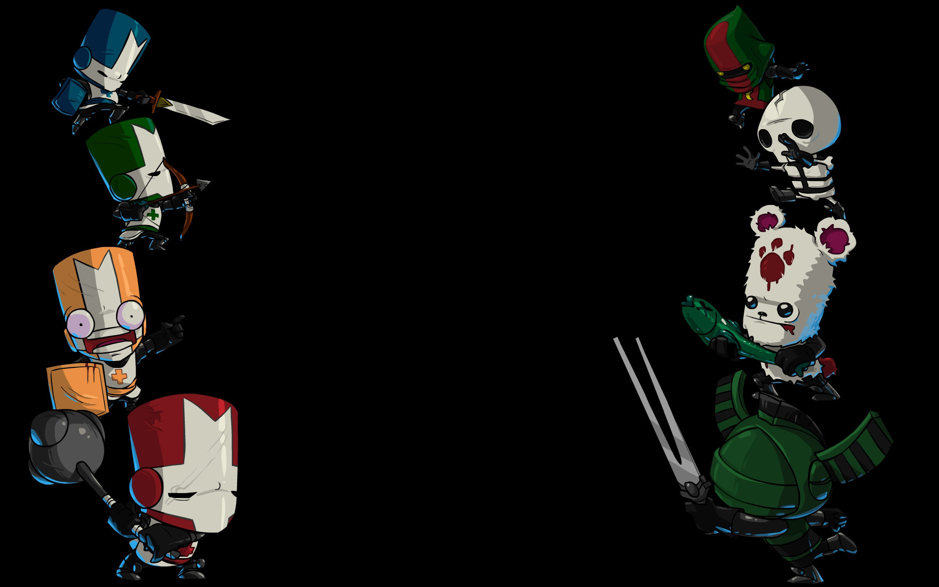 castle crashers necromancer wallpaper