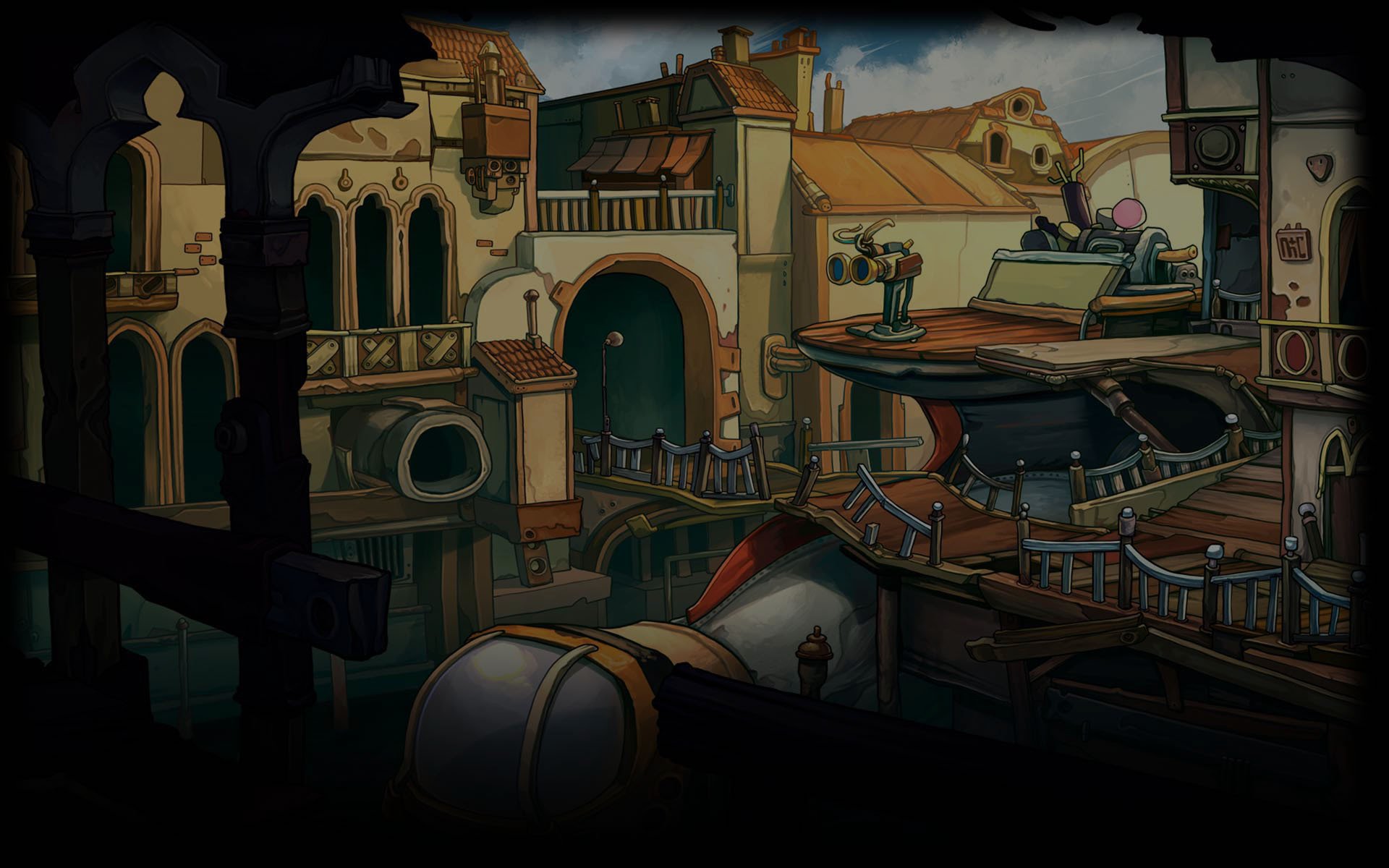 Download Video Game Chaos On Deponia HD Wallpaper