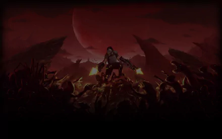 video game Crimsonland HD Desktop Wallpaper | Background Image