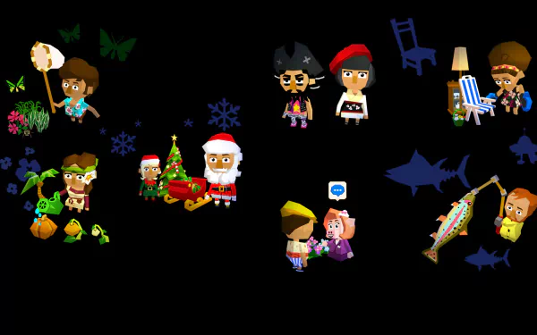 video game Castaway Paradise HD Desktop Wallpaper | Background Image