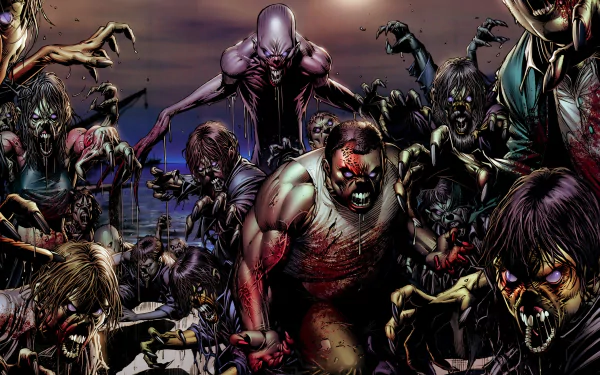 Comic The Darkness/Pitt HD Desktop Wallpaper | Background Image