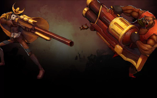 video game Dusty Revenge HD Desktop Wallpaper | Background Image