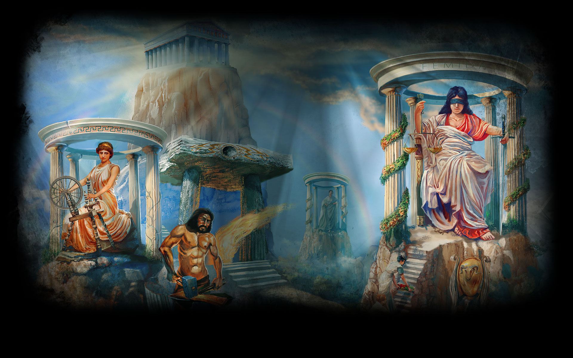Video Game Heroes of Hellas 3: Athens HD Wallpaper | Background Image