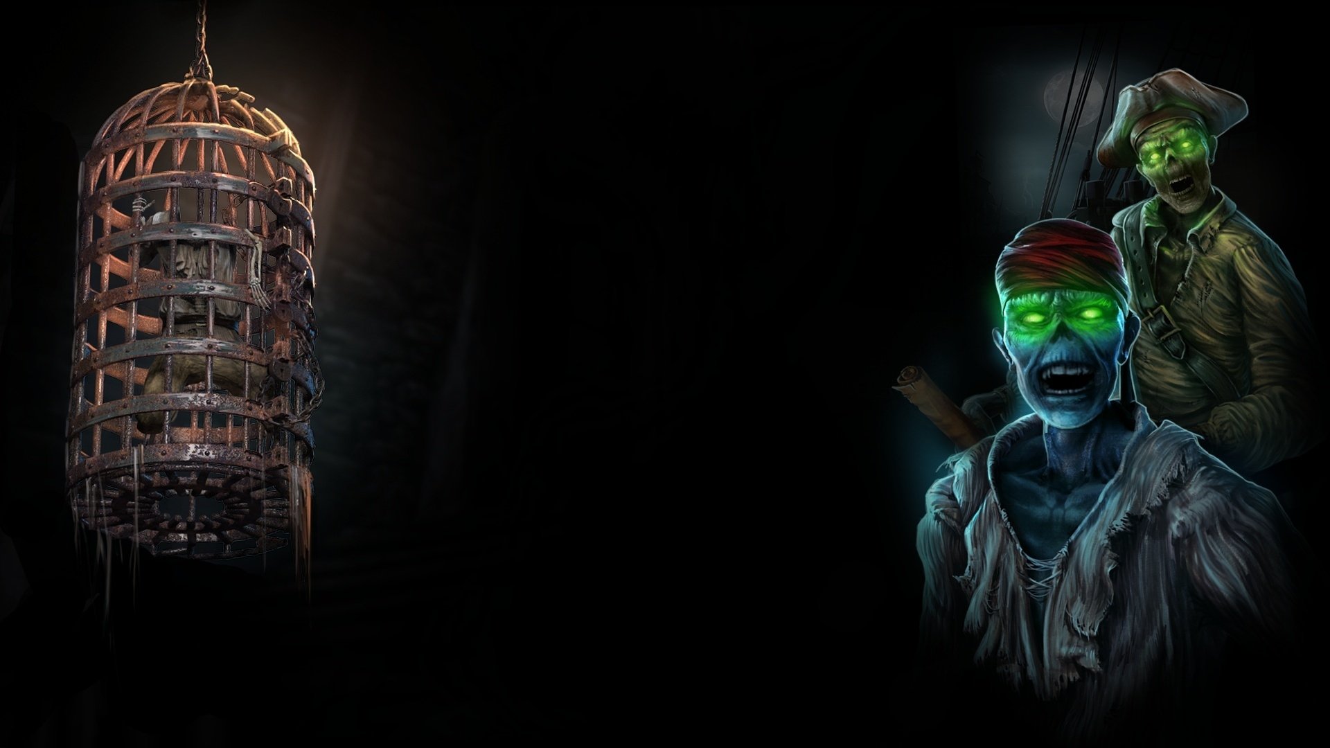 Download Video Game Nightmares From The Deep: The Cursed Heart HD Wallpaper