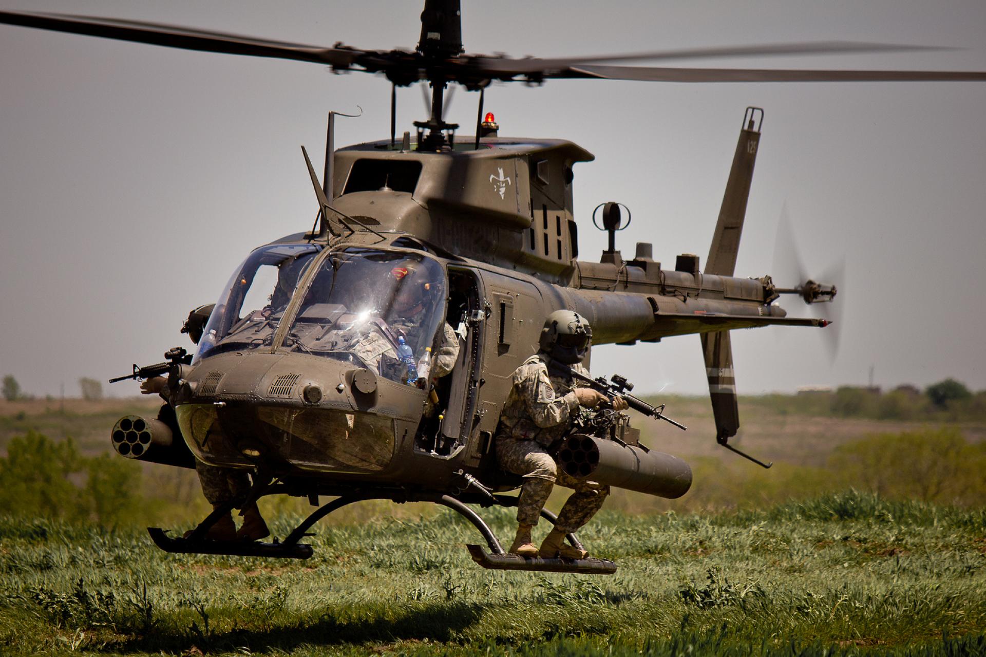 Bell OH-58 Kiowa HD Wallpaper by Staff Sgt. Nicolas Morales