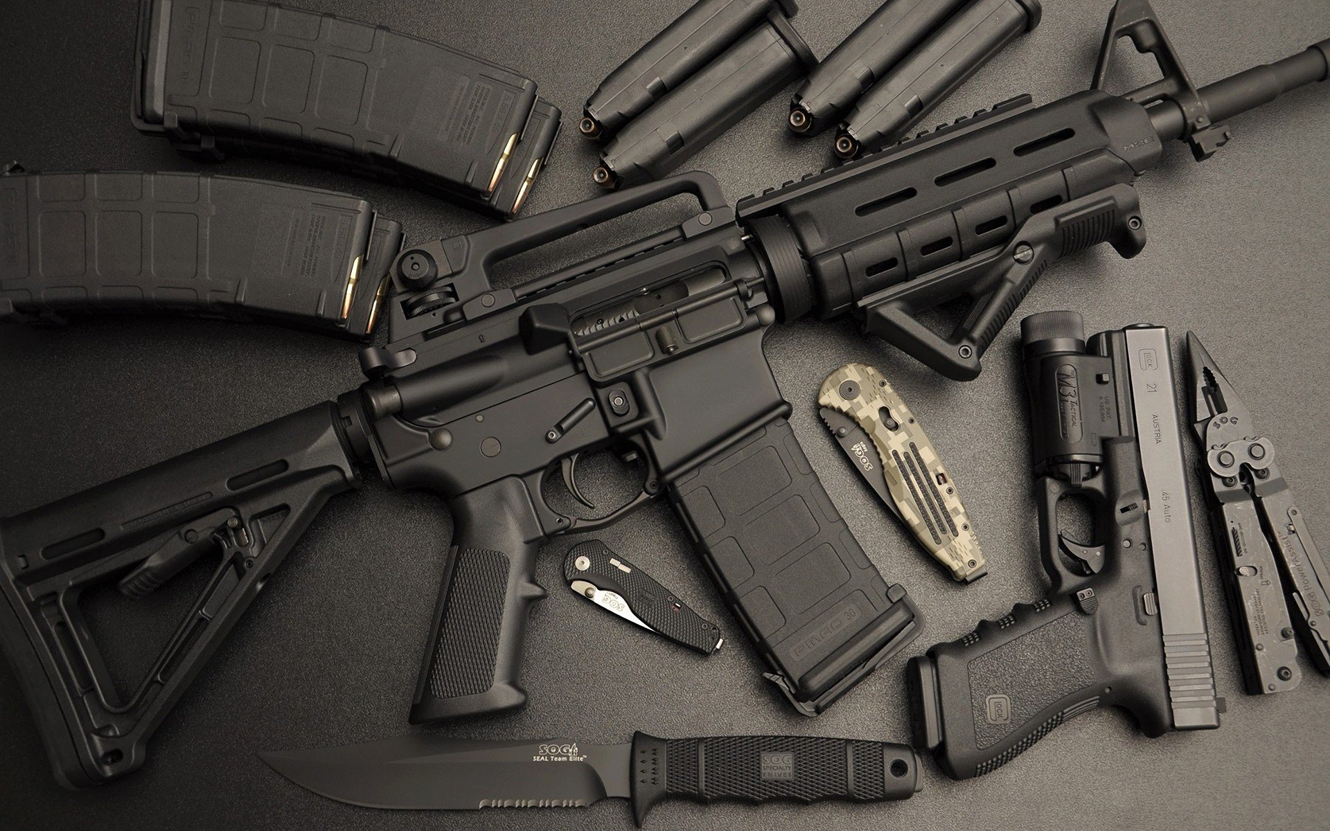 Weapons Colt AR-15 HD Wallpaper | Background Image
