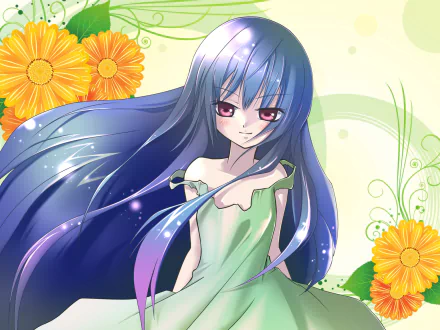 Furude Rika Anime Higurashi When They Cry HD Desktop Wallpaper | Background Image