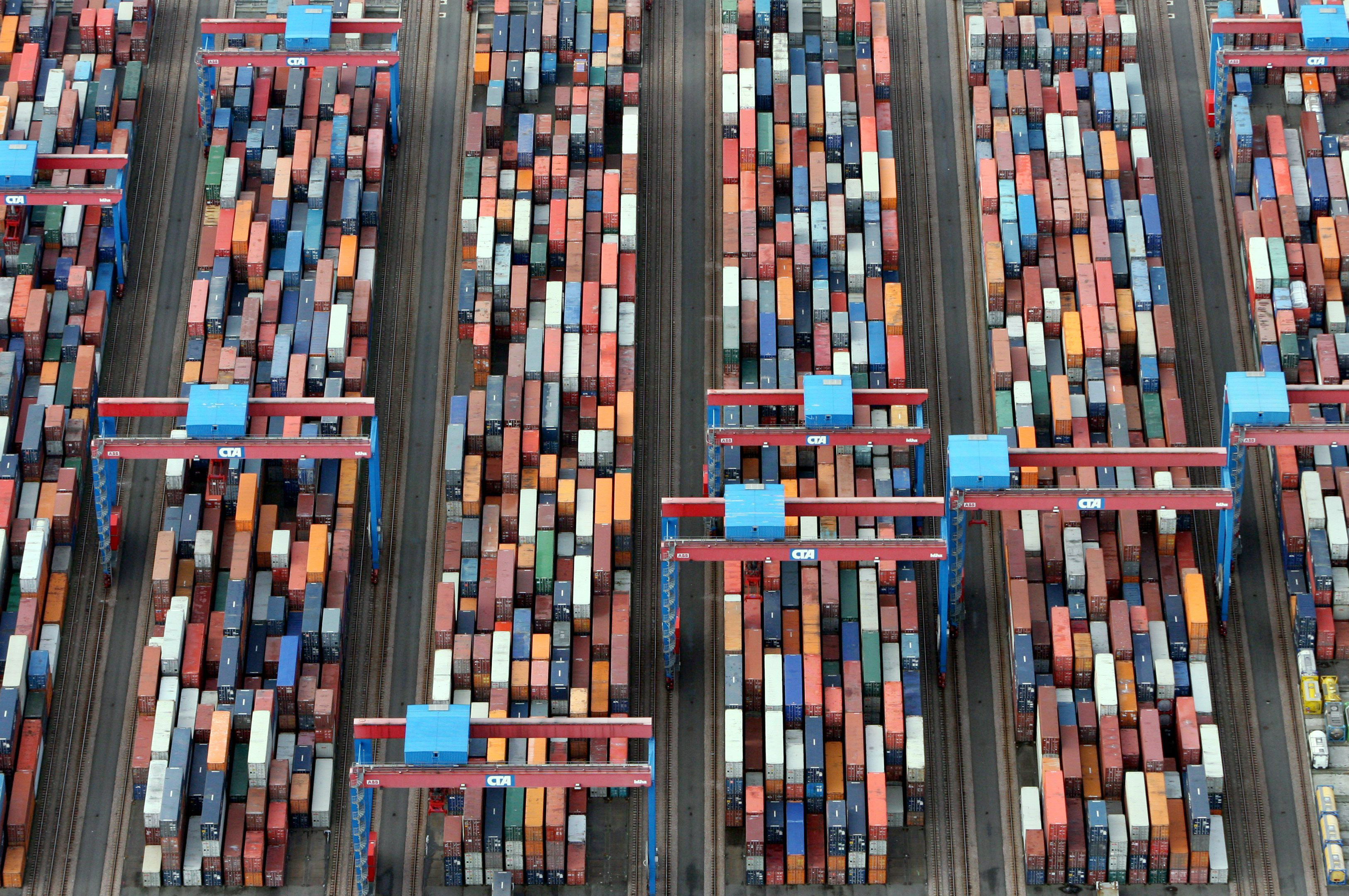 Man Made Container terminal HD Wallpaper | Background Image