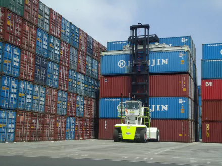 man made Container terminal HD Desktop Wallpaper | Background Image